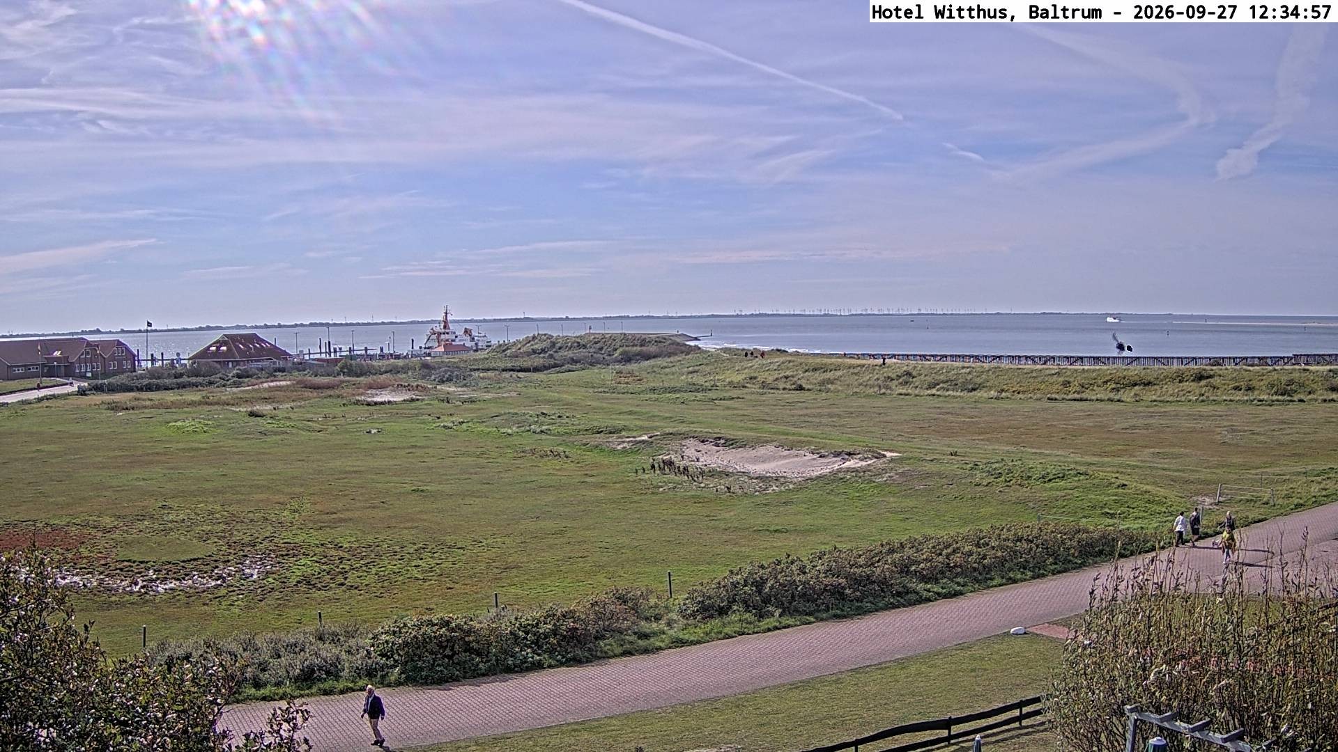 Archiv Foto Webcam Blick vom Hotel Witthus in Baltrum