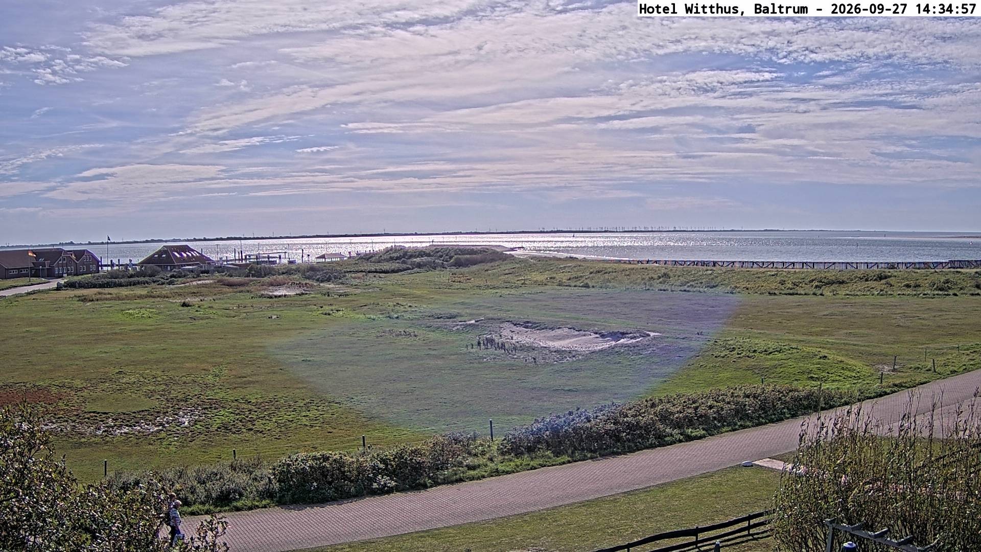 Archiv Foto Webcam Blick vom Hotel Witthus in Baltrum