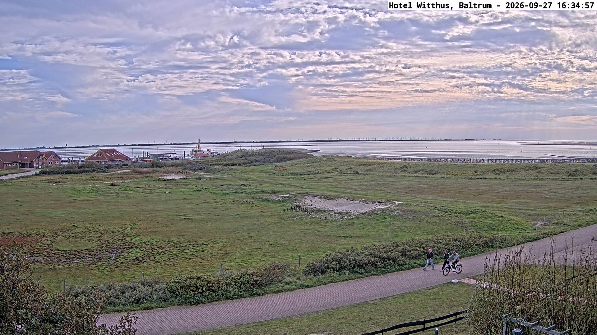 Archiv Foto Webcam Blick vom Hotel Witthus in Baltrum