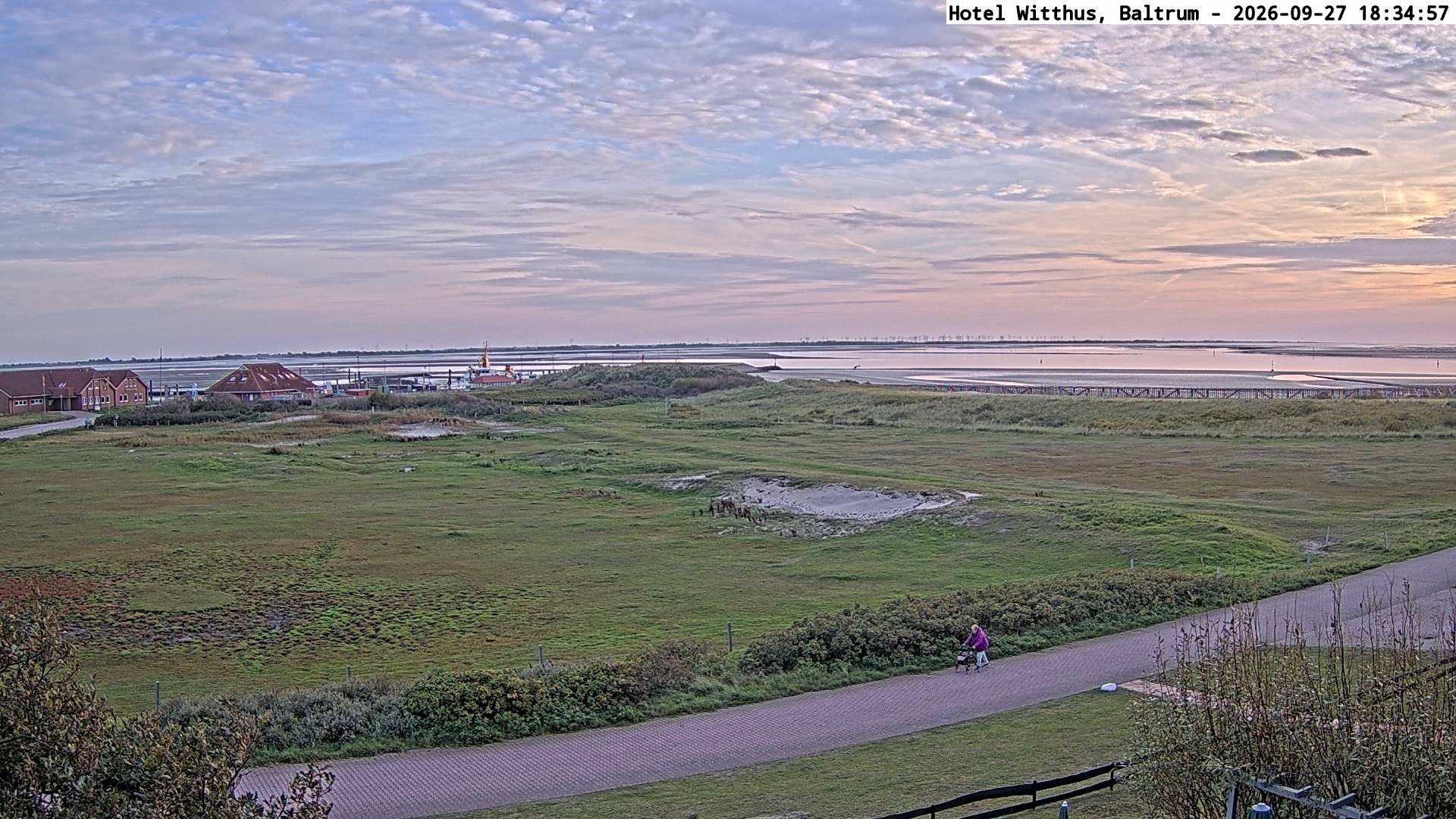 Archiv Foto Webcam Blick vom Hotel Witthus in Baltrum