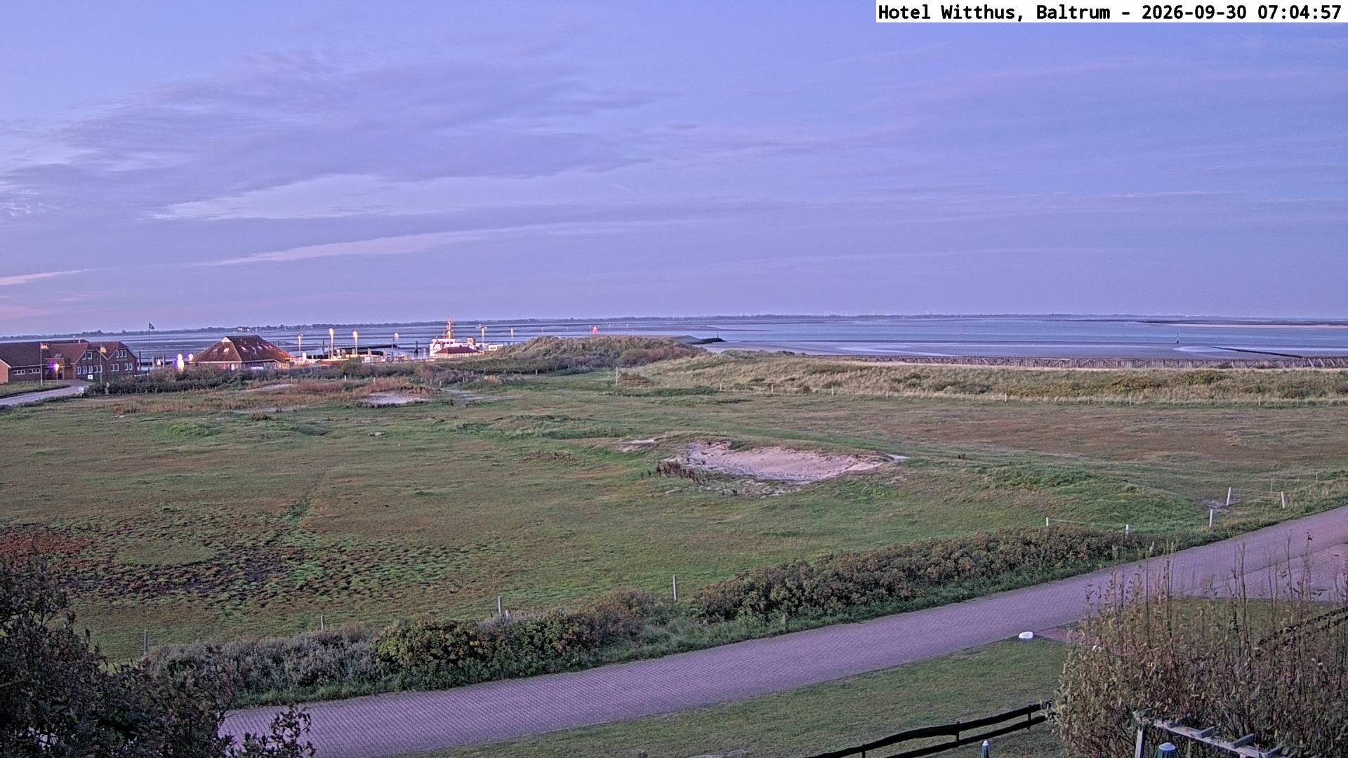 Archiv Foto Webcam Blick vom Hotel Witthus in Baltrum