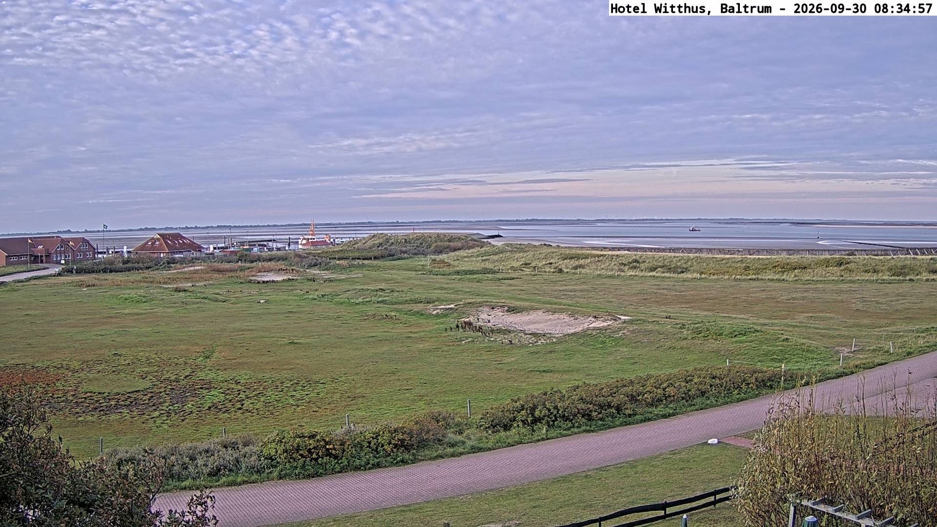 Archiv Foto Webcam Blick vom Hotel Witthus in Baltrum