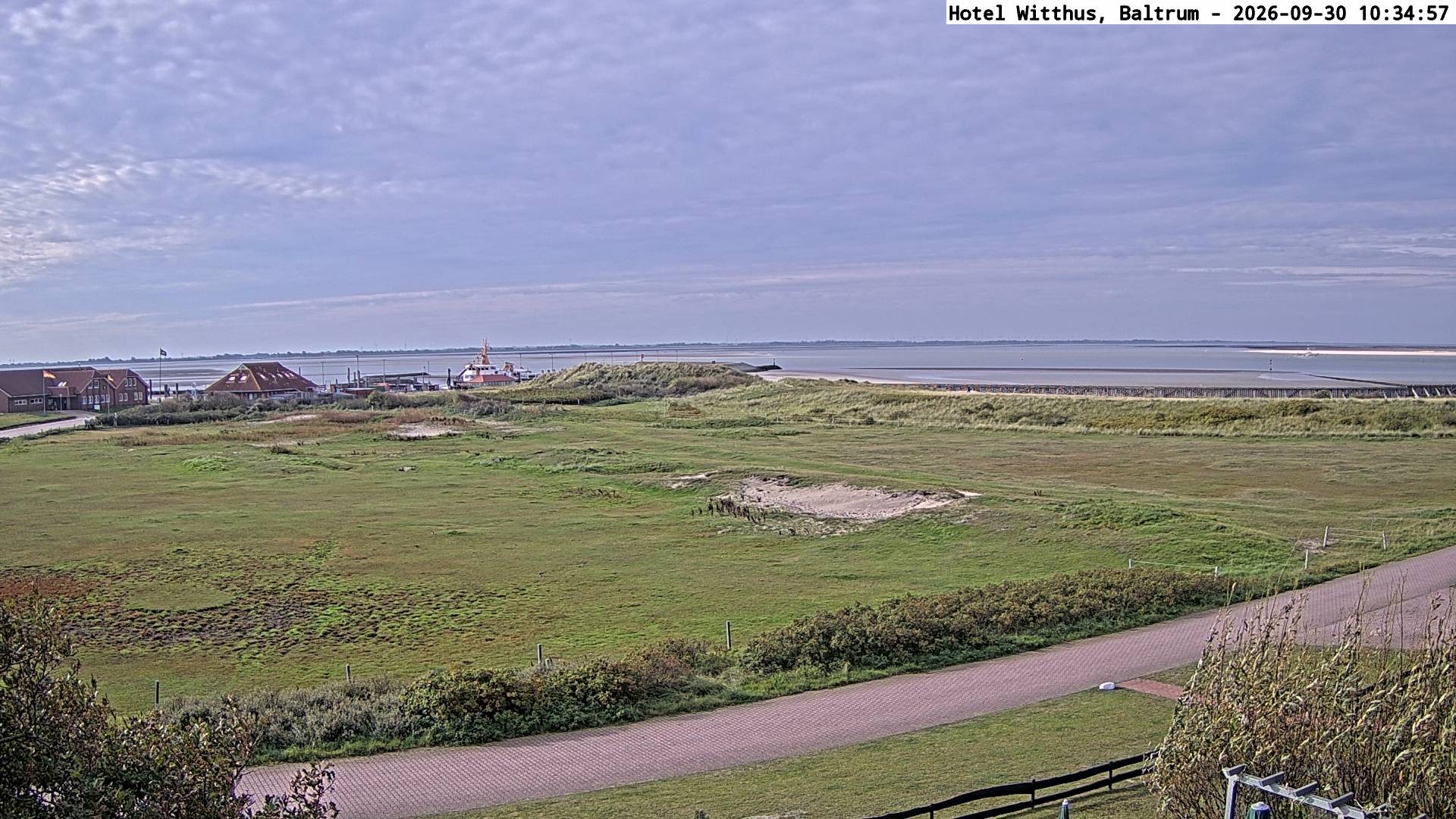 Archiv Foto Webcam Blick vom Hotel Witthus in Baltrum