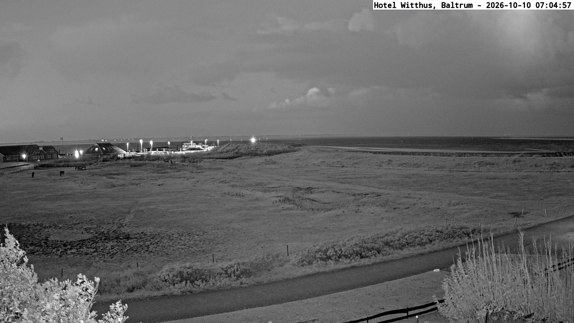 Archived image Webcam View of the harbour in Baltrum