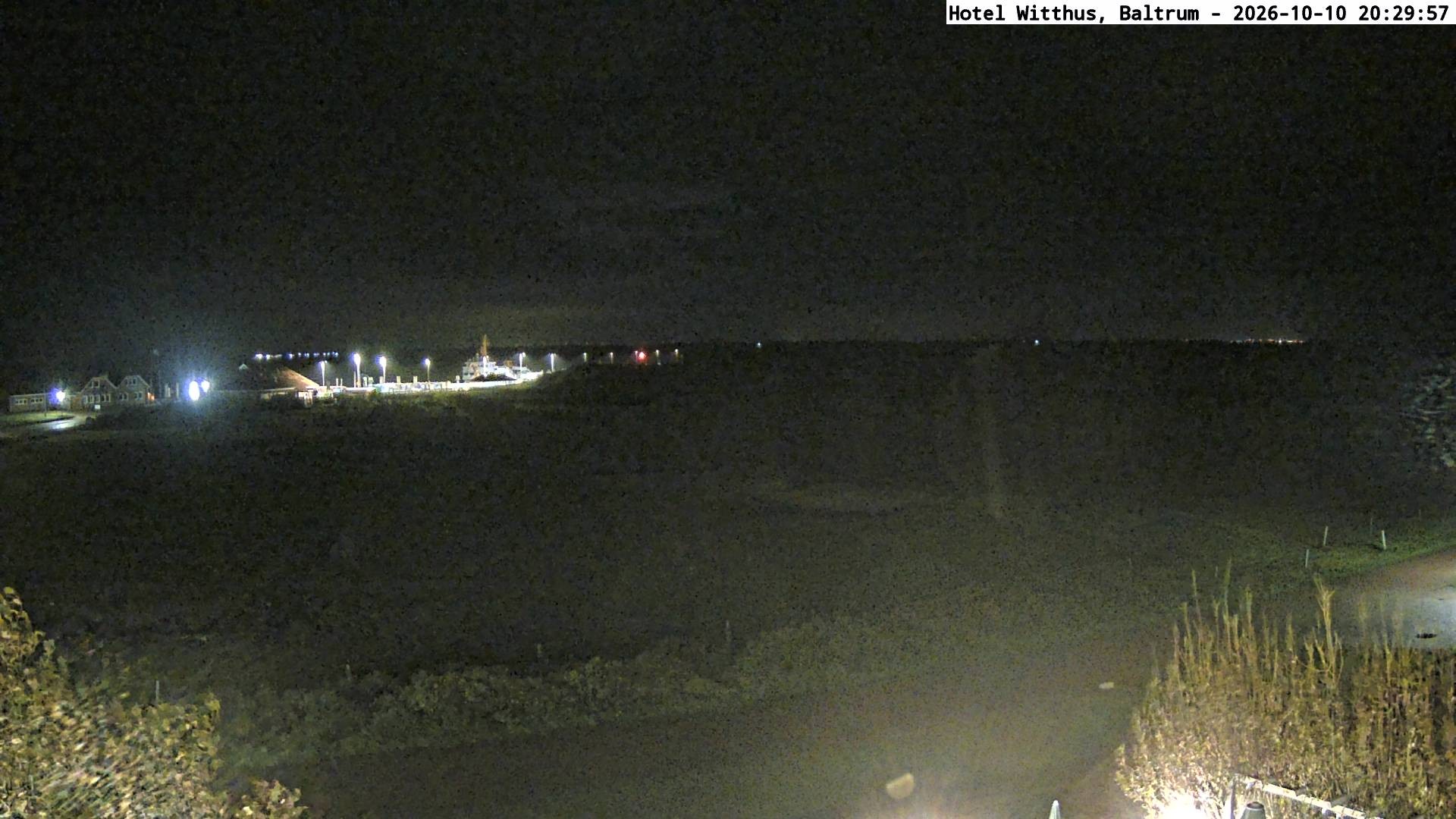 Archived image Webcam View of the harbour in Baltrum