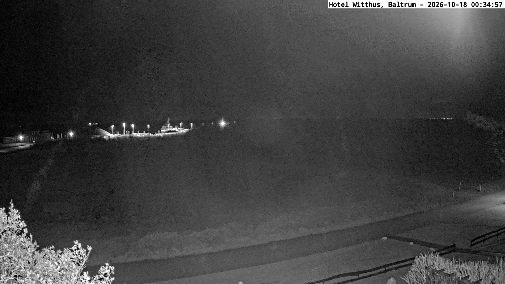 Archived image Webcam View of the harbour in Baltrum