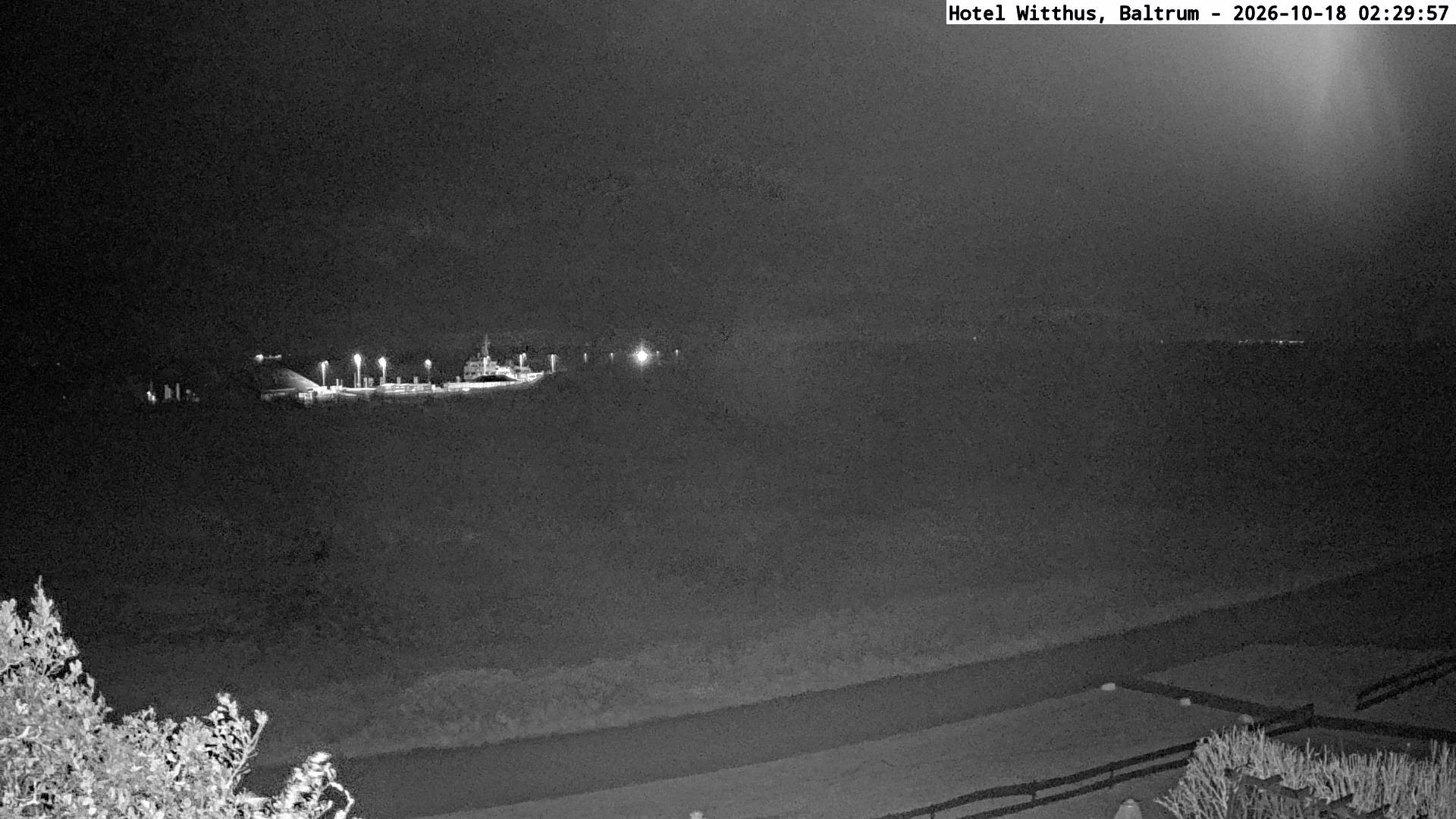 Archived image Webcam View of the harbour in Baltrum