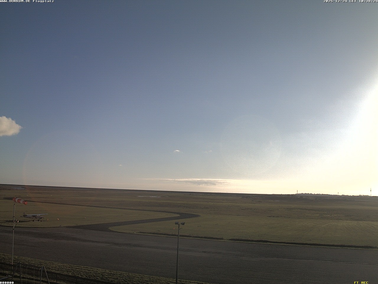 Archiv Foto Webcam Flugplatz in Borkum