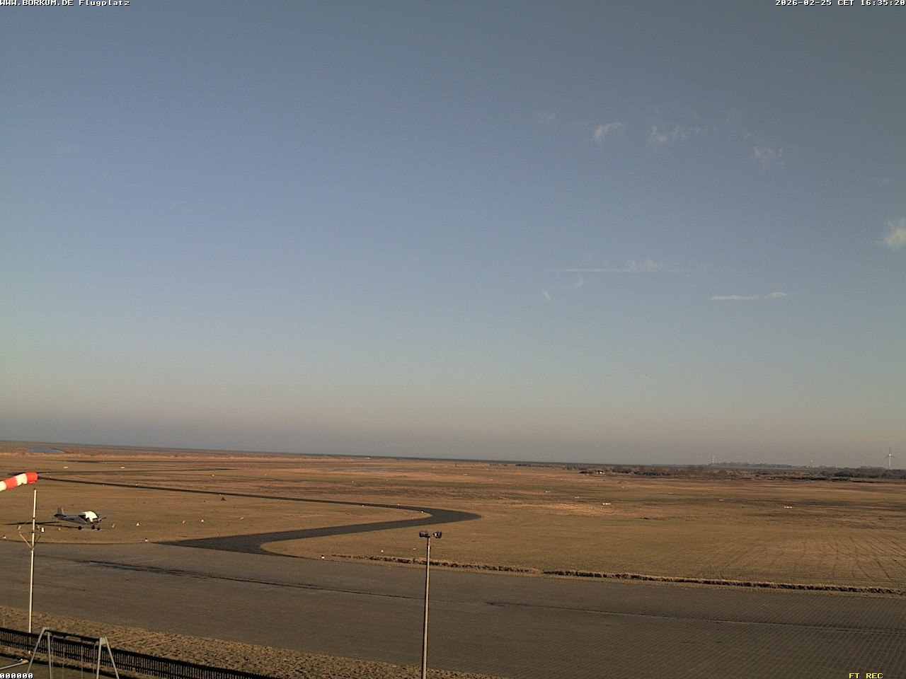 Archiv Foto Webcam Flugplatz in Borkum
