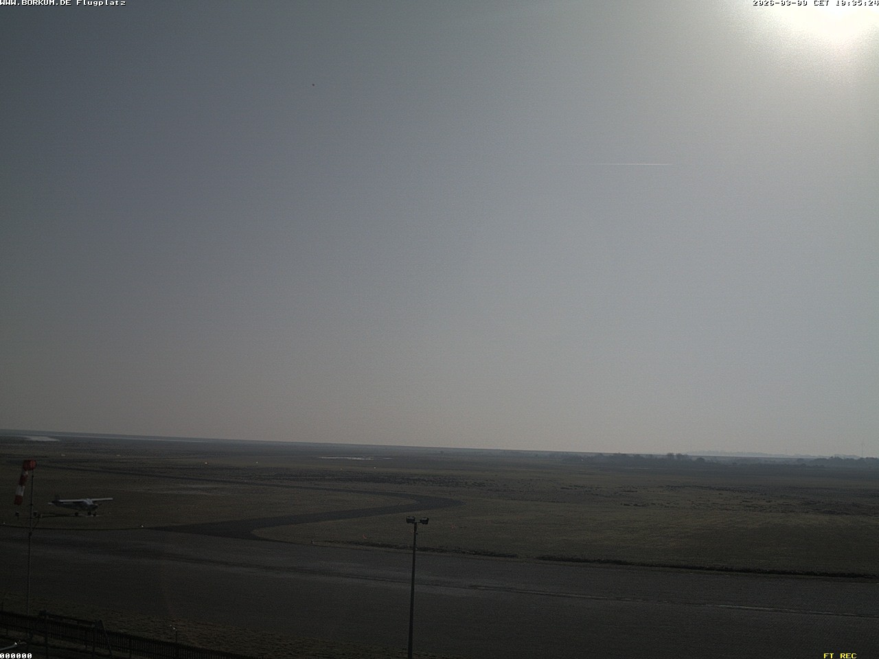 Archiv Foto Webcam Flugplatz in Borkum