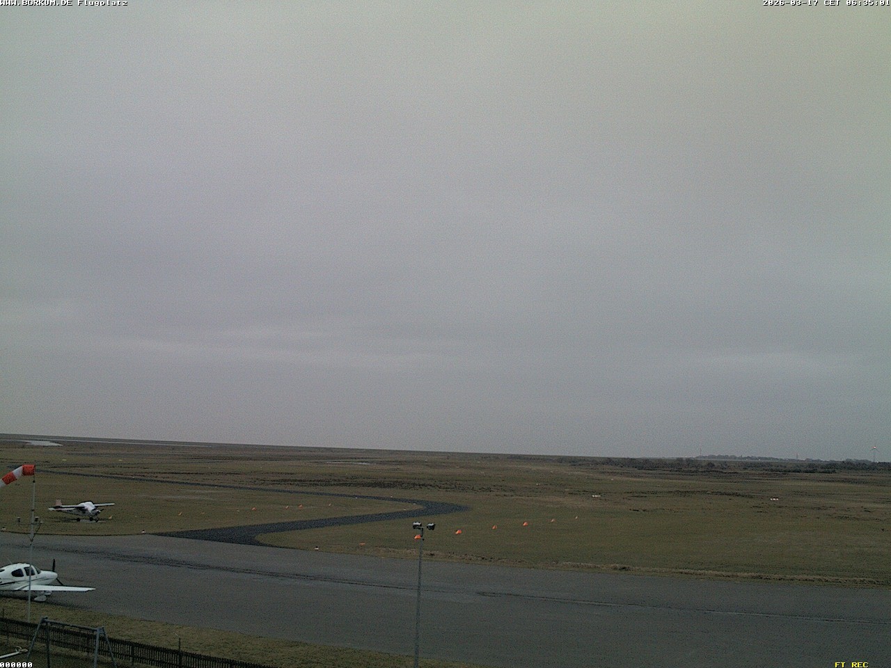 Archiv Foto Webcam Flugplatz in Borkum
