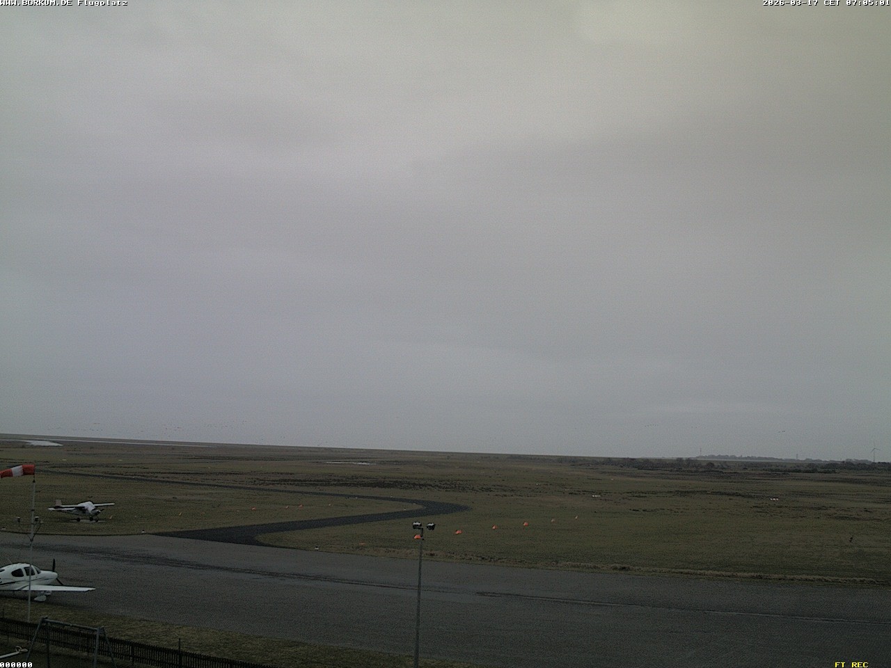 Archiv Foto Webcam Flugplatz in Borkum