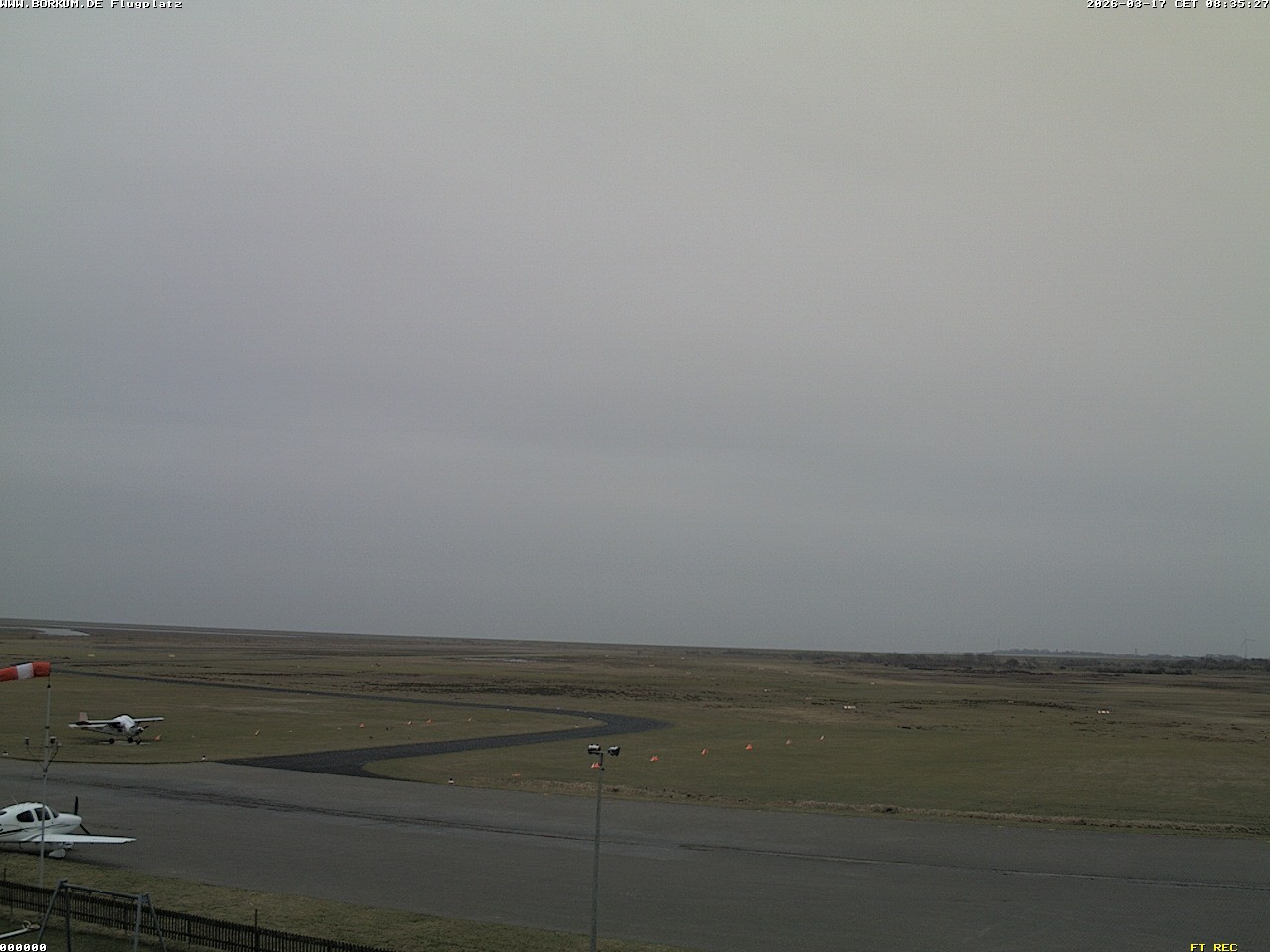 Archiv Foto Webcam Flugplatz in Borkum