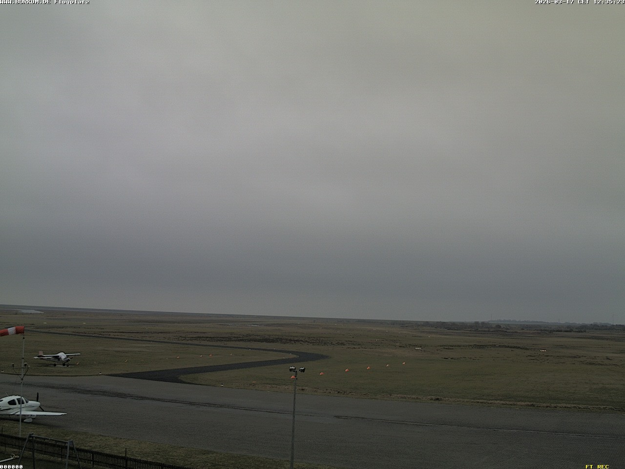 Archiv Foto Webcam Flugplatz in Borkum