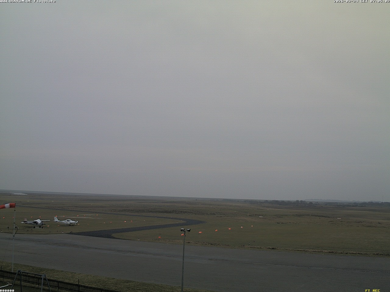 Archiv Foto Webcam Flugplatz in Borkum
