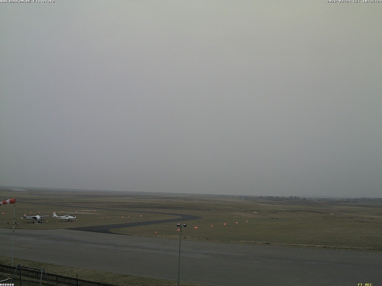 Archiv Foto Webcam Flugplatz in Borkum