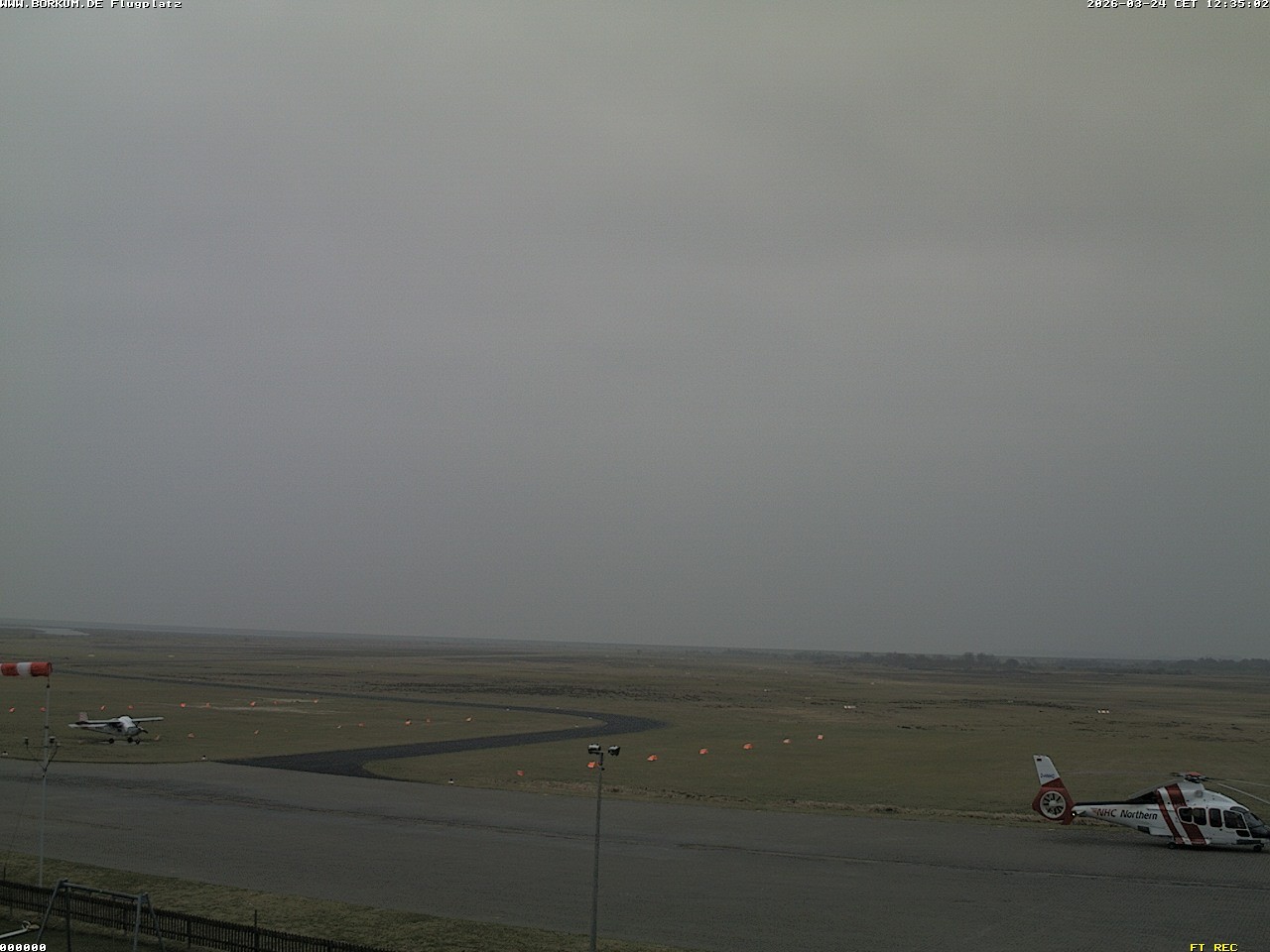 Archiv Foto Webcam Flugplatz in Borkum