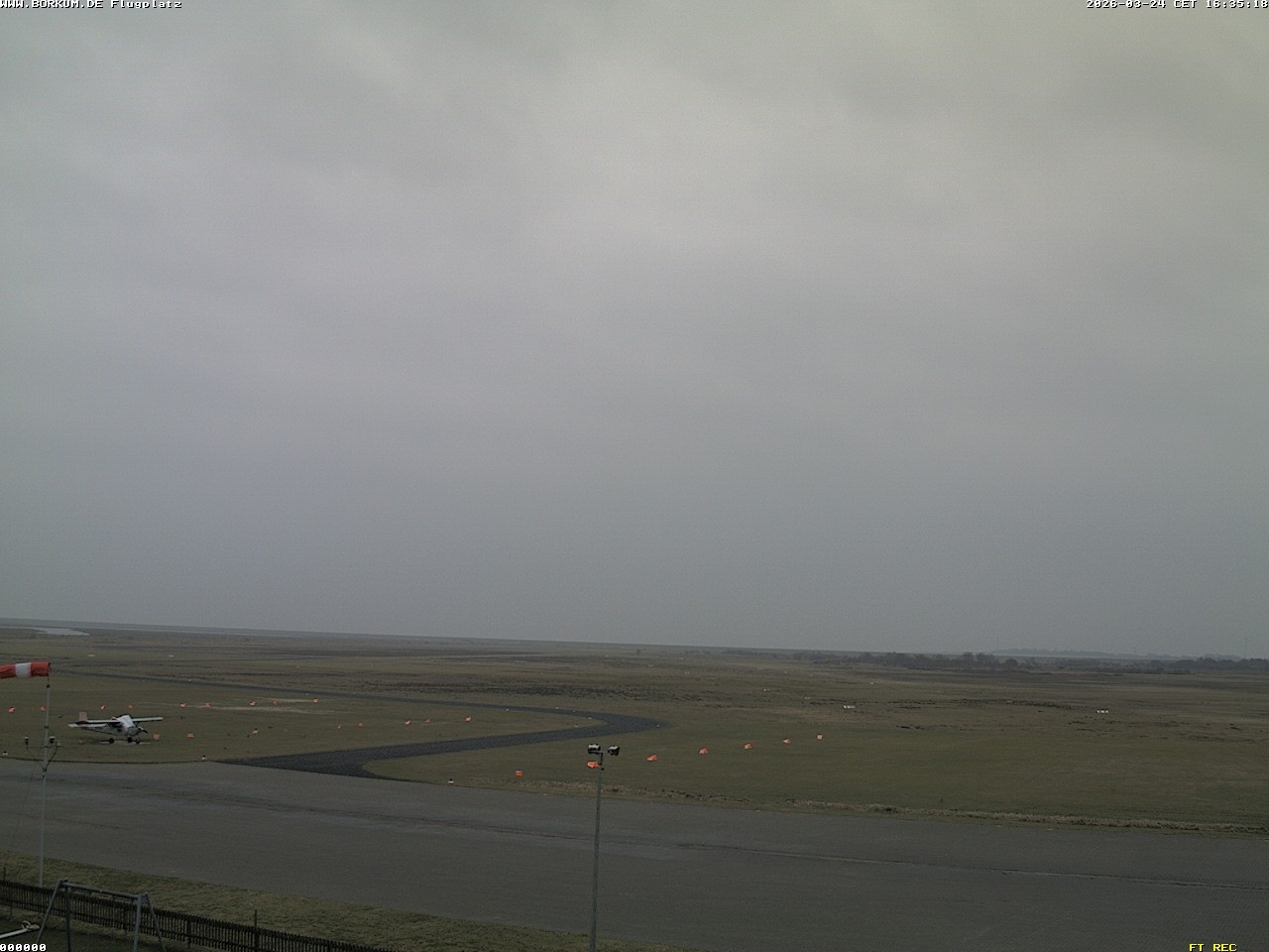 Archiv Foto Webcam Flugplatz in Borkum