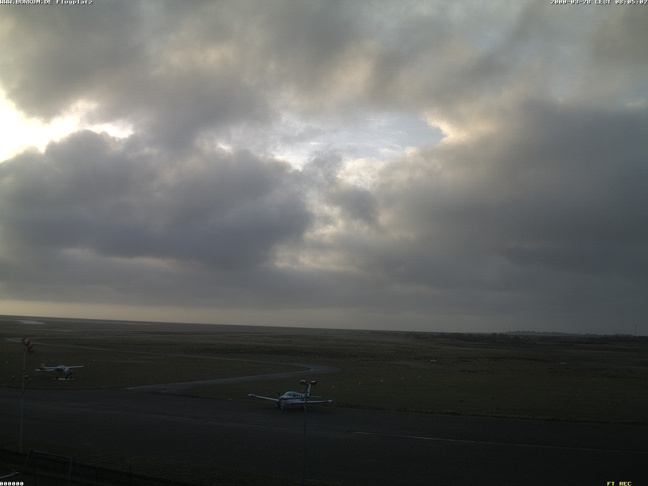 Archiv Foto Webcam Flugplatz in Borkum