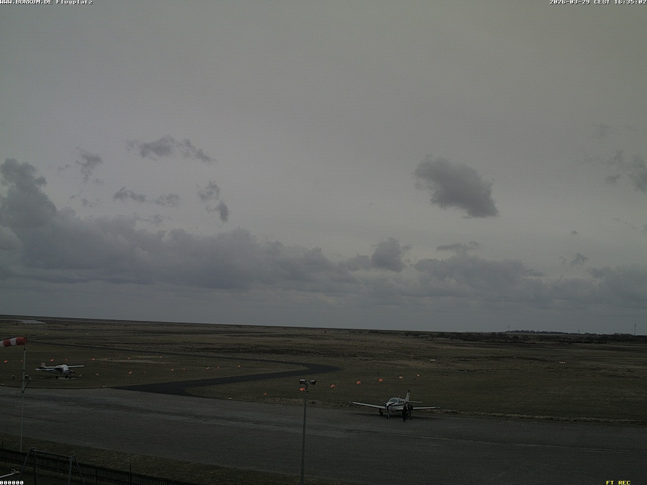 Archiv Foto Webcam Flugplatz in Borkum