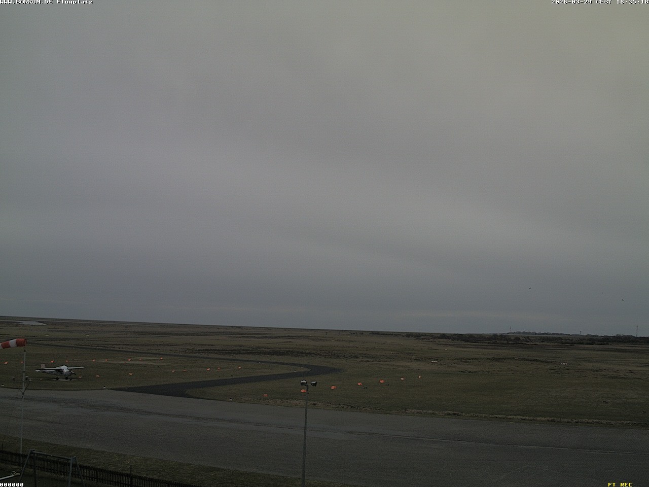 Archiv Foto Webcam Flugplatz in Borkum
