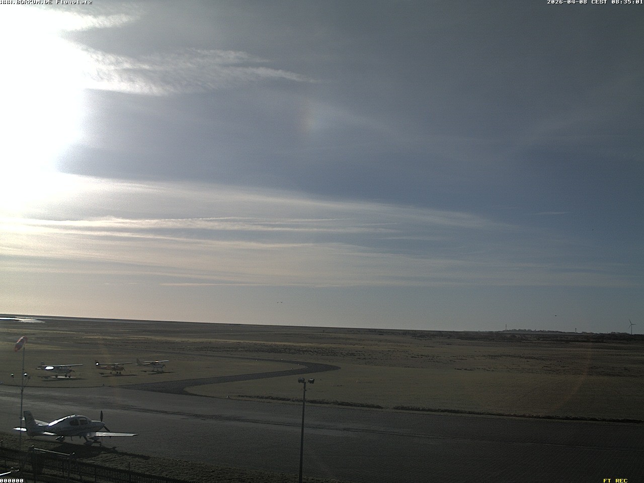 Archiv Foto Webcam Flugplatz in Borkum