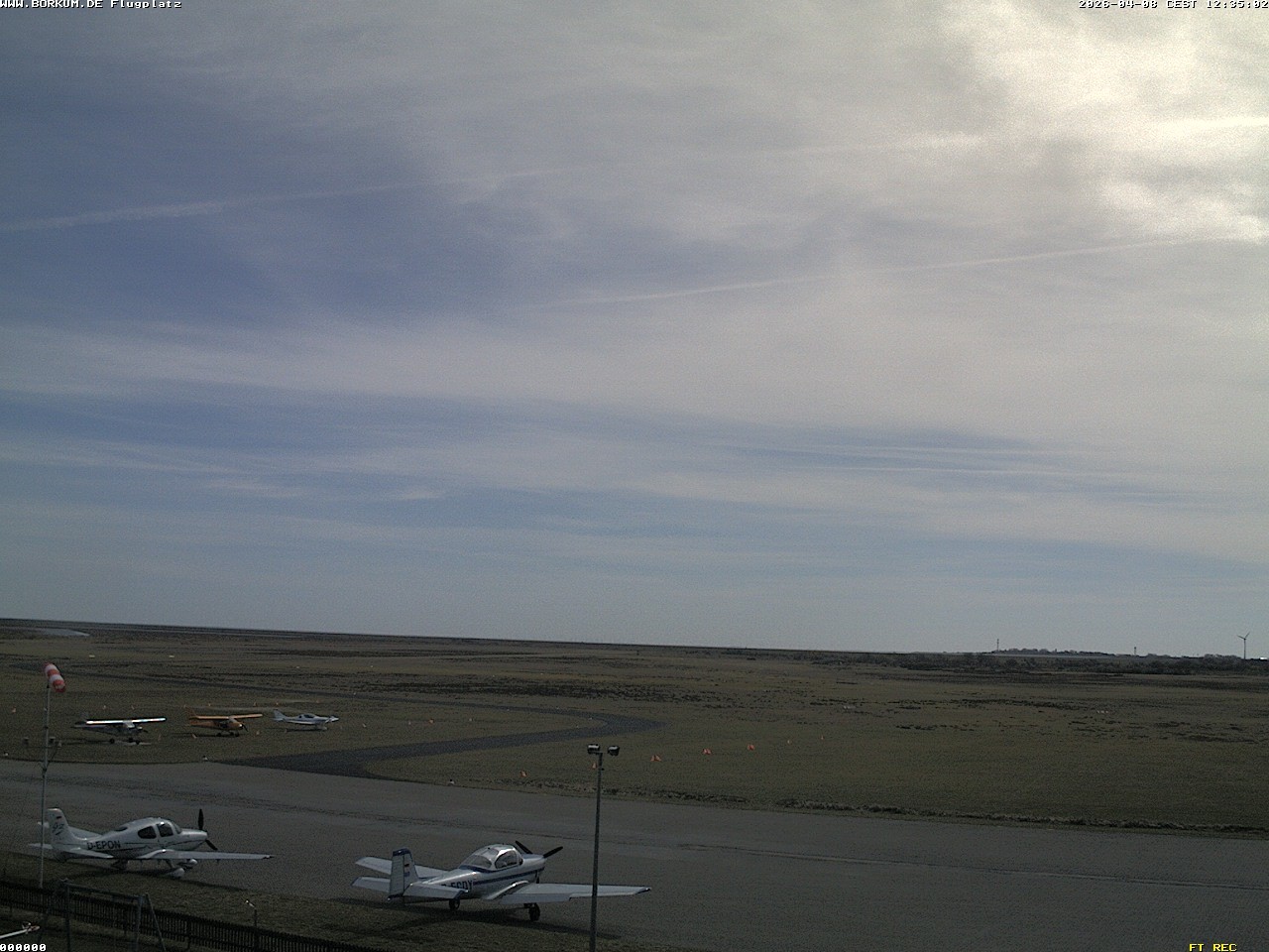 Archiv Foto Webcam Flugplatz in Borkum