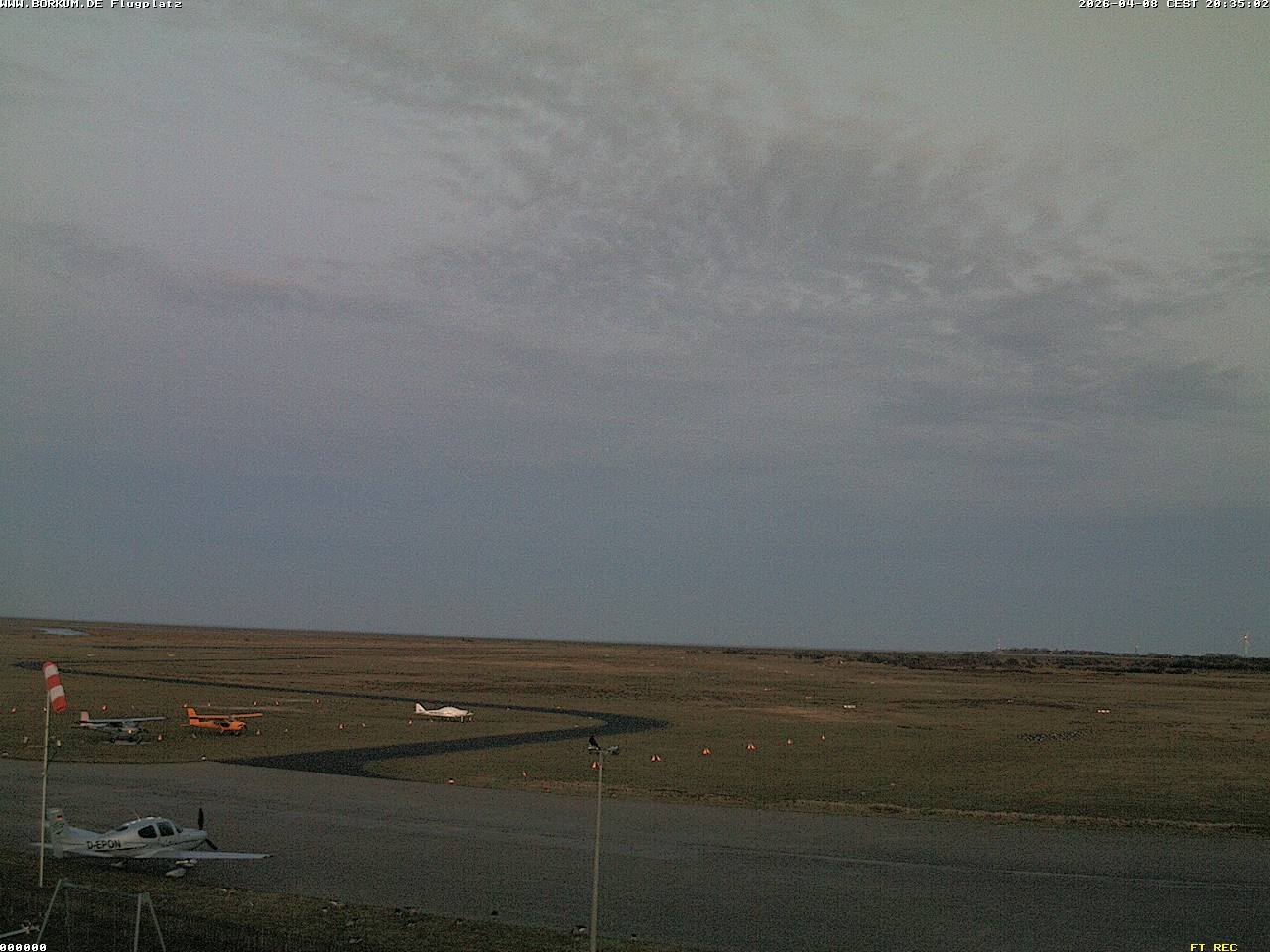 Archiv Foto Webcam Flugplatz in Borkum