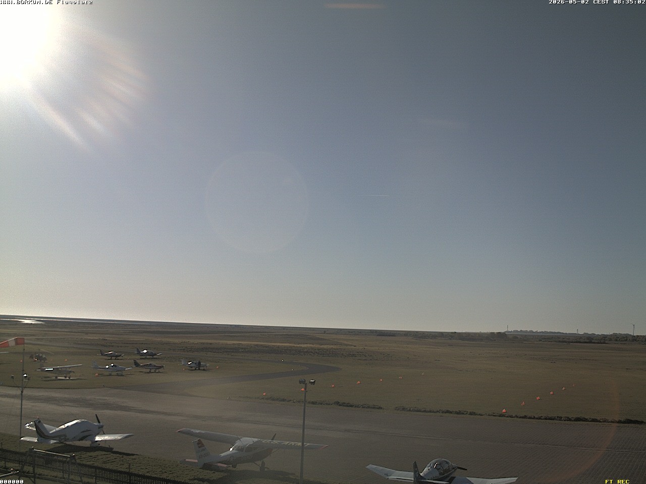 Archiv Foto Webcam Flugplatz in Borkum