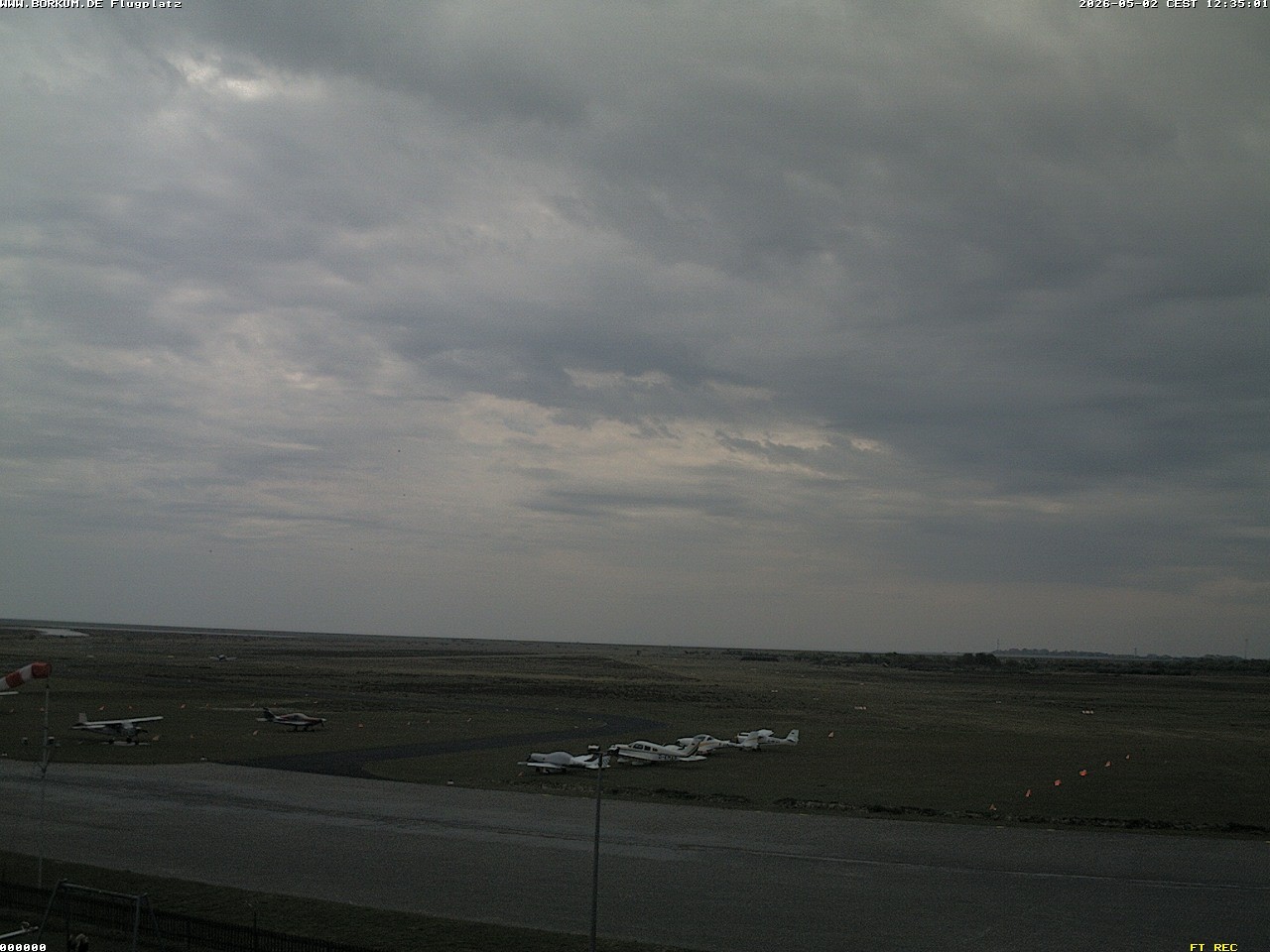 Archiv Foto Webcam Flugplatz in Borkum