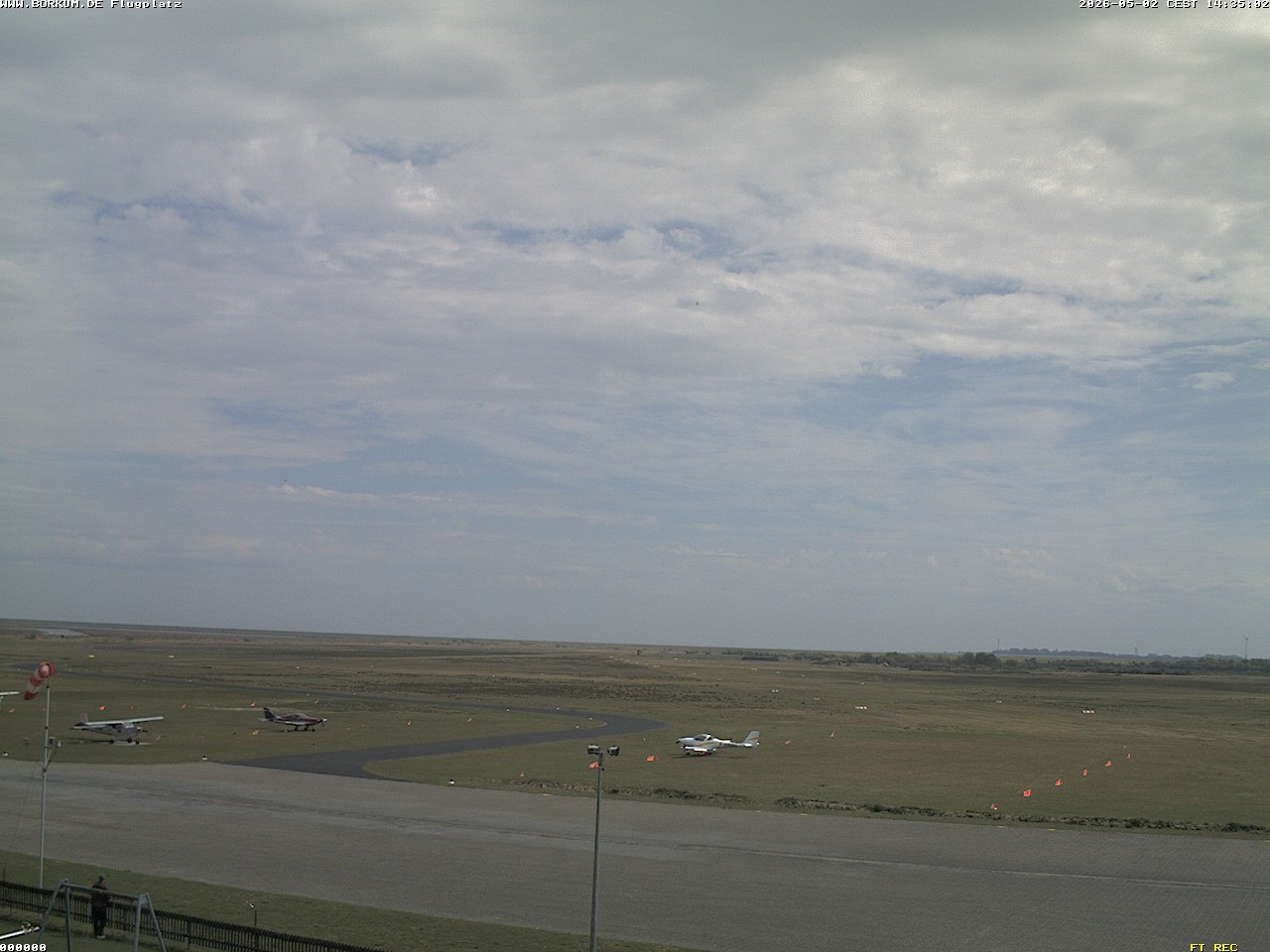 Archiv Foto Webcam Flugplatz in Borkum
