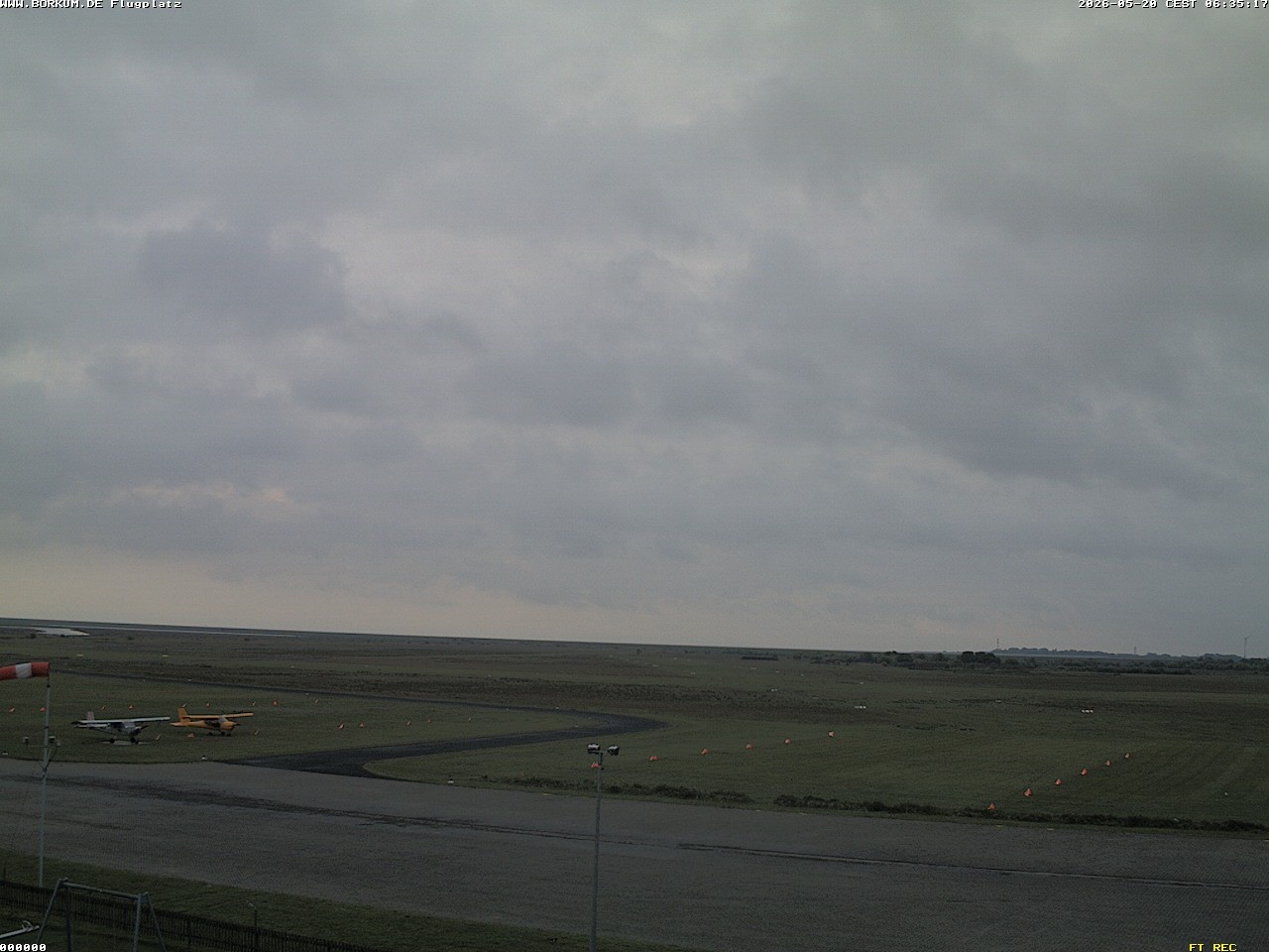 Archiv Foto Webcam Flugplatz in Borkum