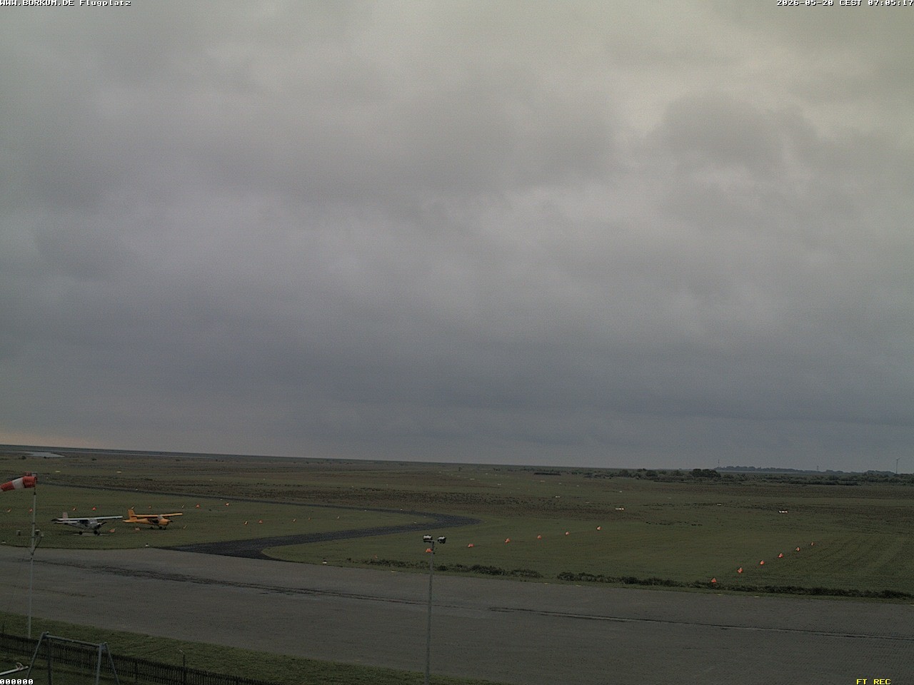 Archiv Foto Webcam Flugplatz in Borkum