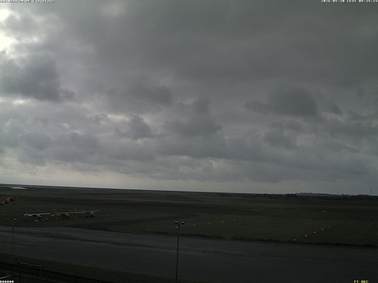 Archiv Foto Webcam Flugplatz in Borkum