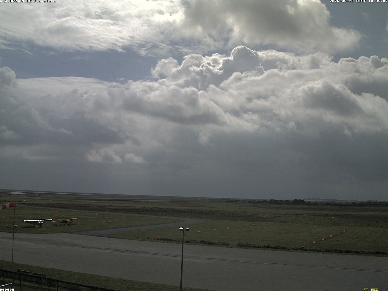 Archiv Foto Webcam Flugplatz in Borkum