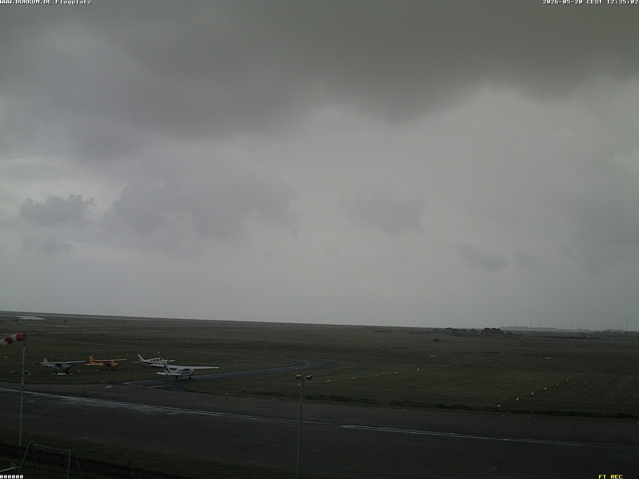 Archiv Foto Webcam Flugplatz in Borkum