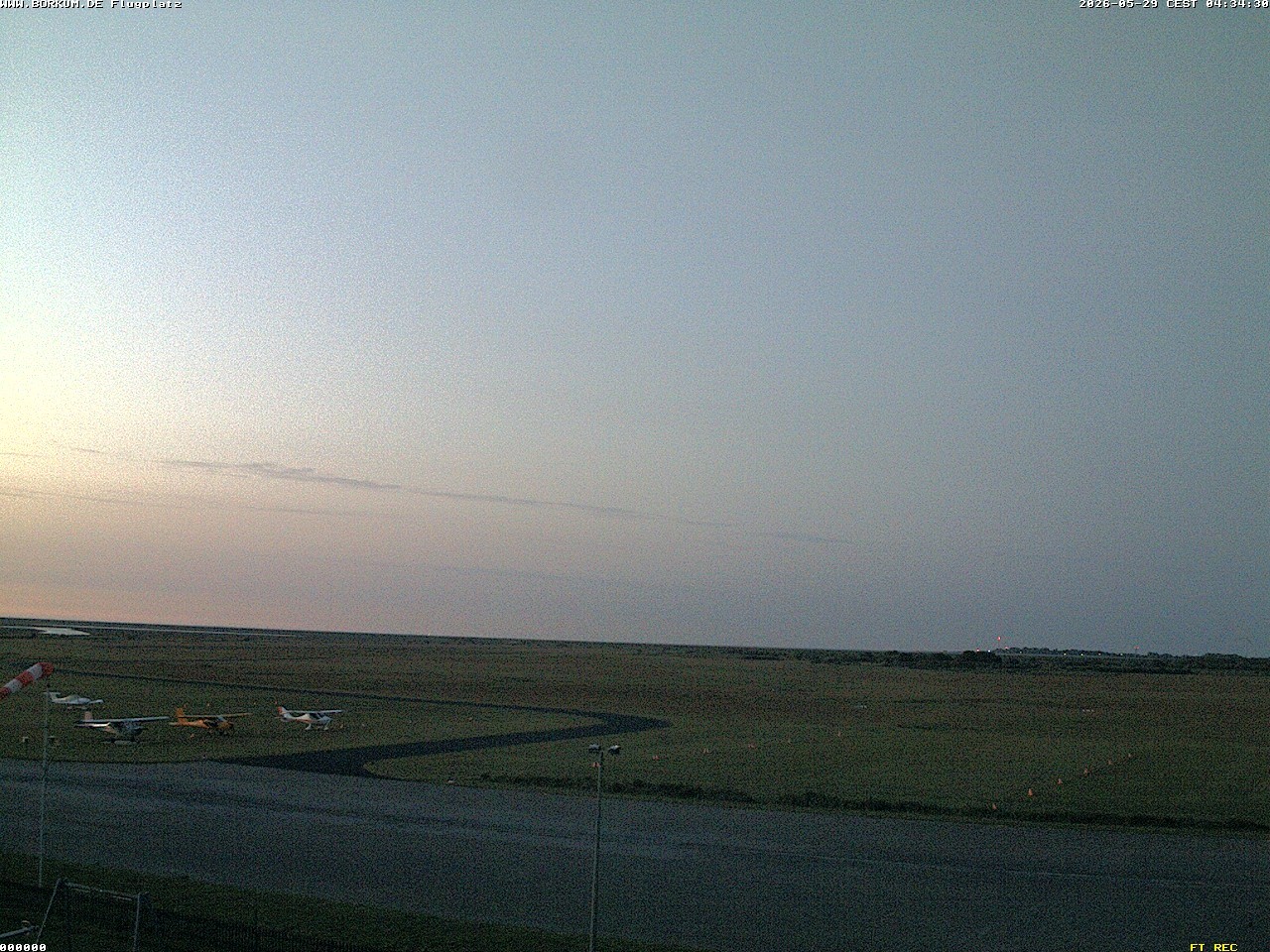 Archiv Foto Webcam Flugplatz in Borkum