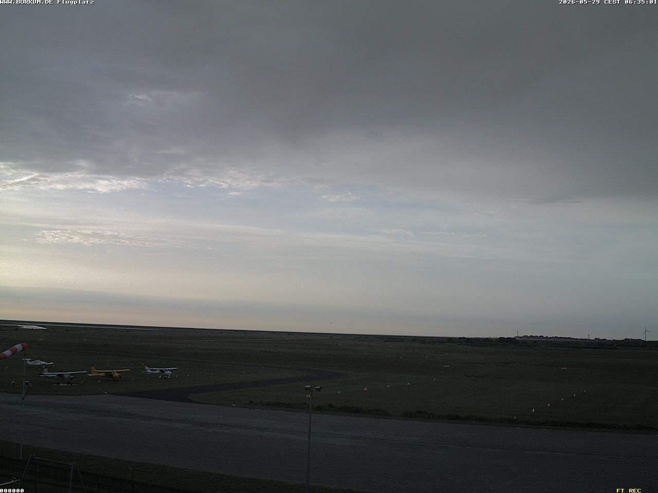 Archiv Foto Webcam Flugplatz in Borkum