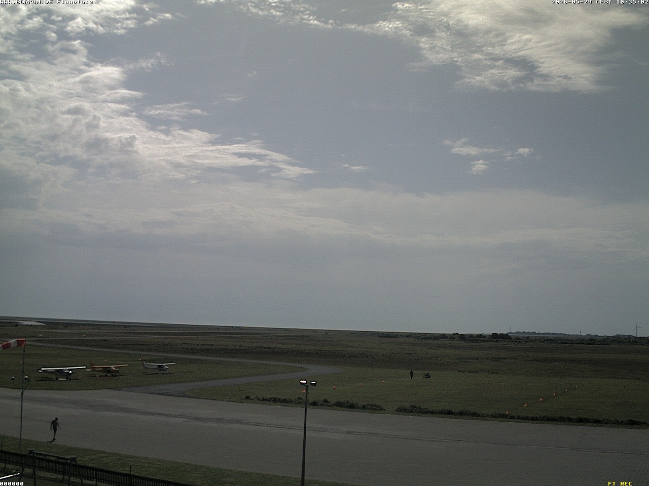 Archiv Foto Webcam Flugplatz in Borkum