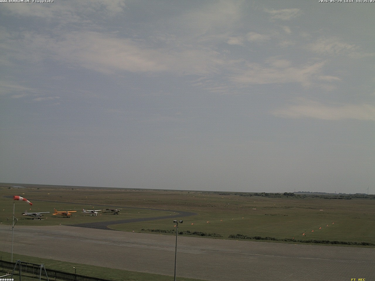 Archiv Foto Webcam Flugplatz in Borkum