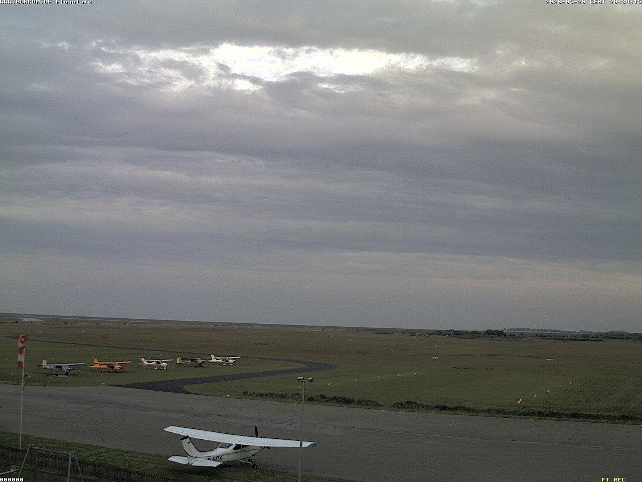 Archiv Foto Webcam Flugplatz in Borkum