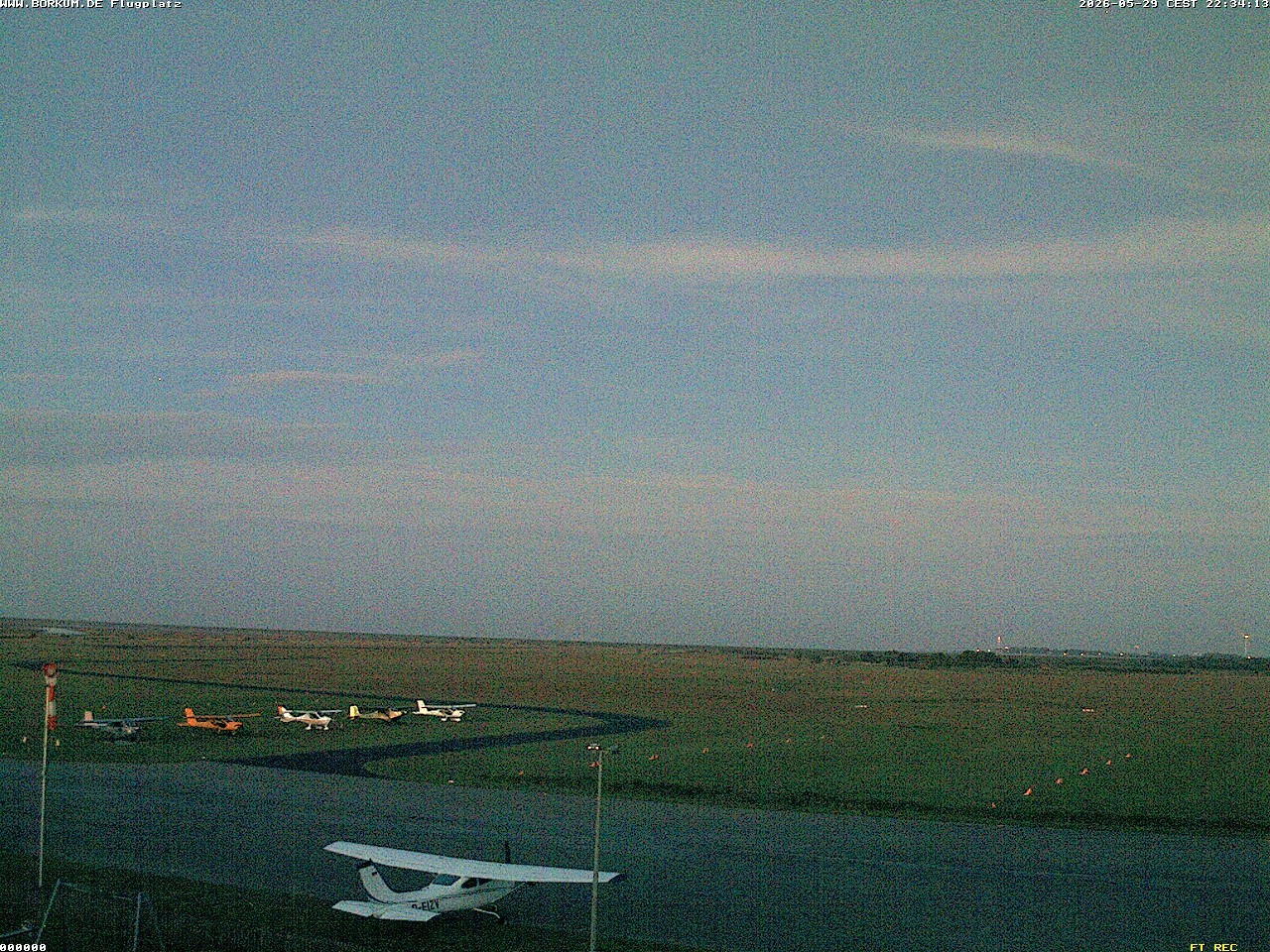 Archiv Foto Webcam Flugplatz in Borkum