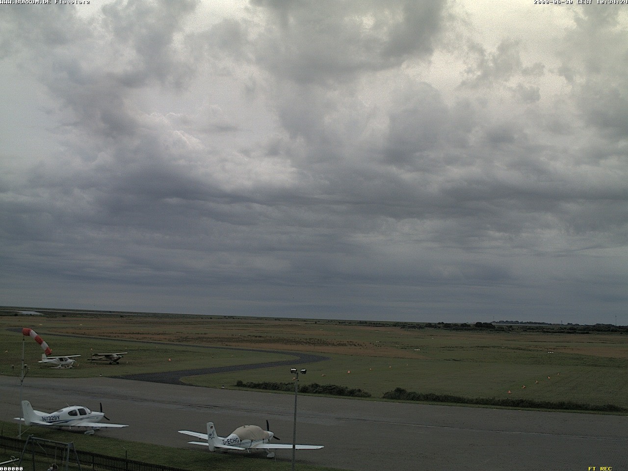 Archiv Foto Webcam Flugplatz in Borkum
