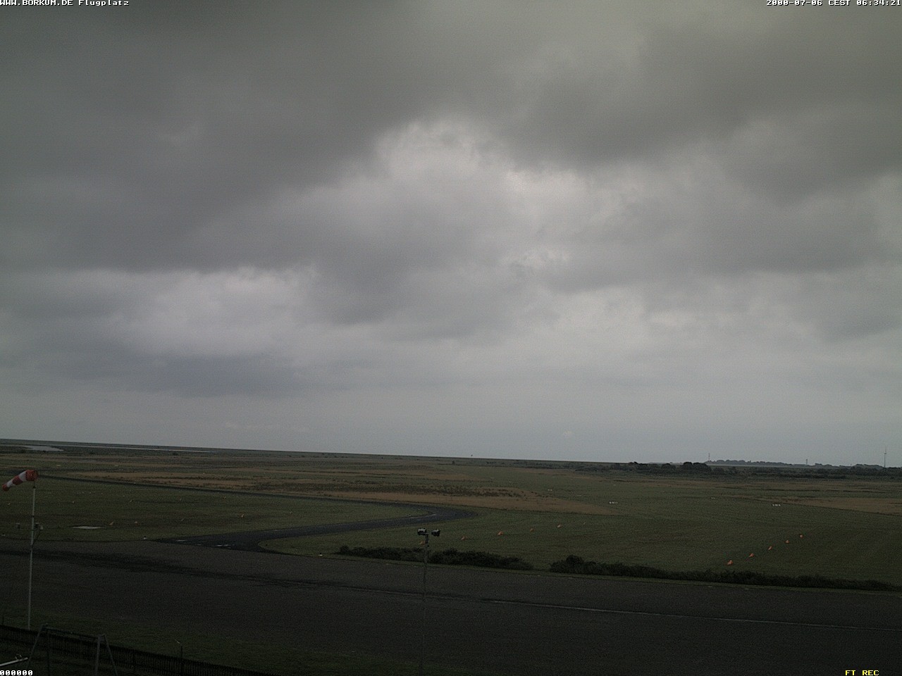 Archiv Foto Webcam Flugplatz in Borkum