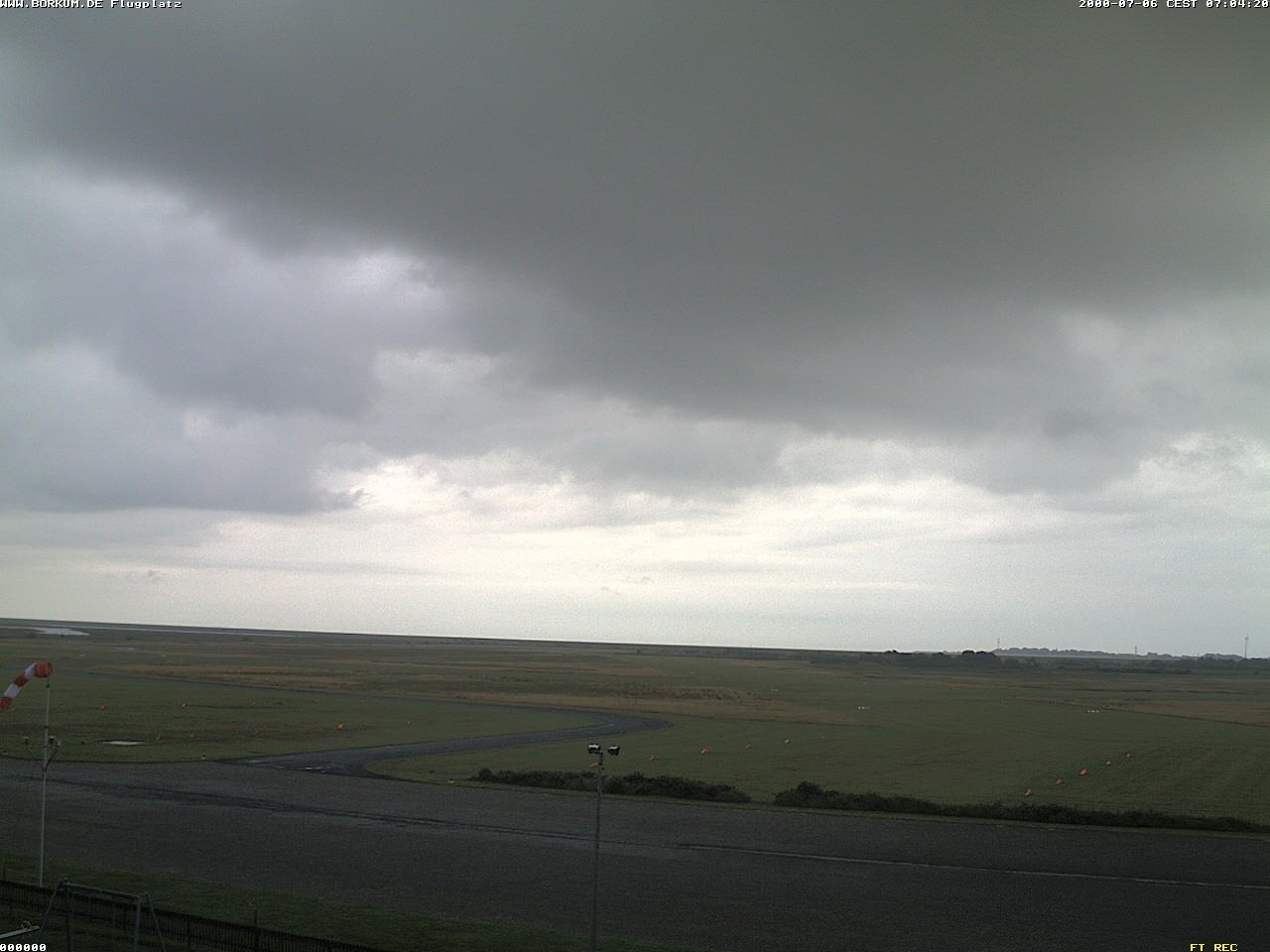 Archiv Foto Webcam Flugplatz in Borkum