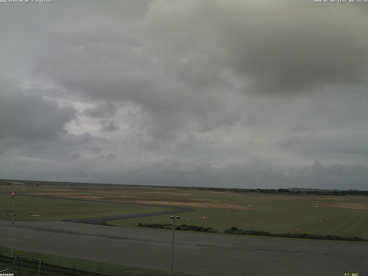 Archiv Foto Webcam Flugplatz in Borkum
