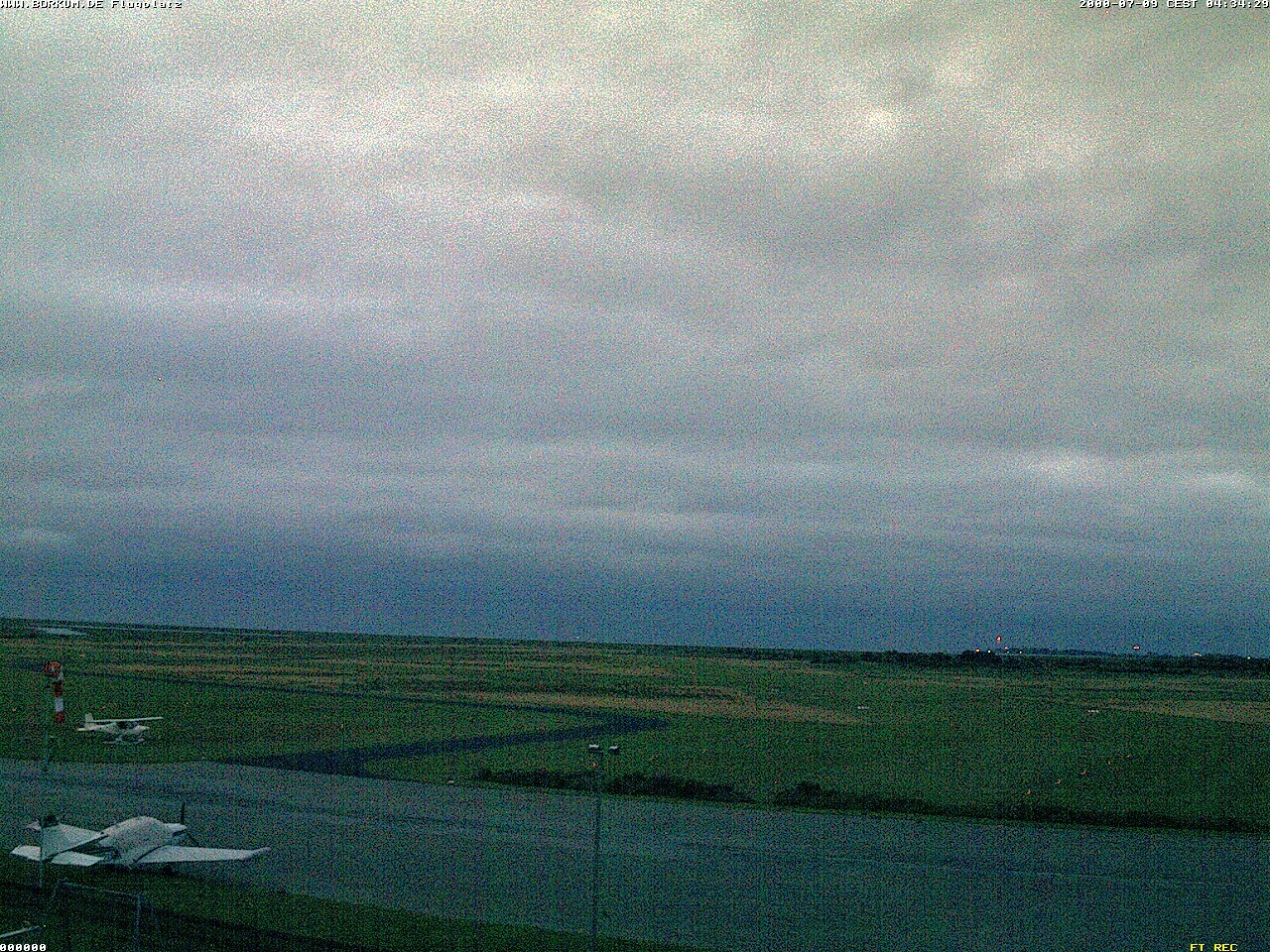 Archiv Foto Webcam Flugplatz in Borkum