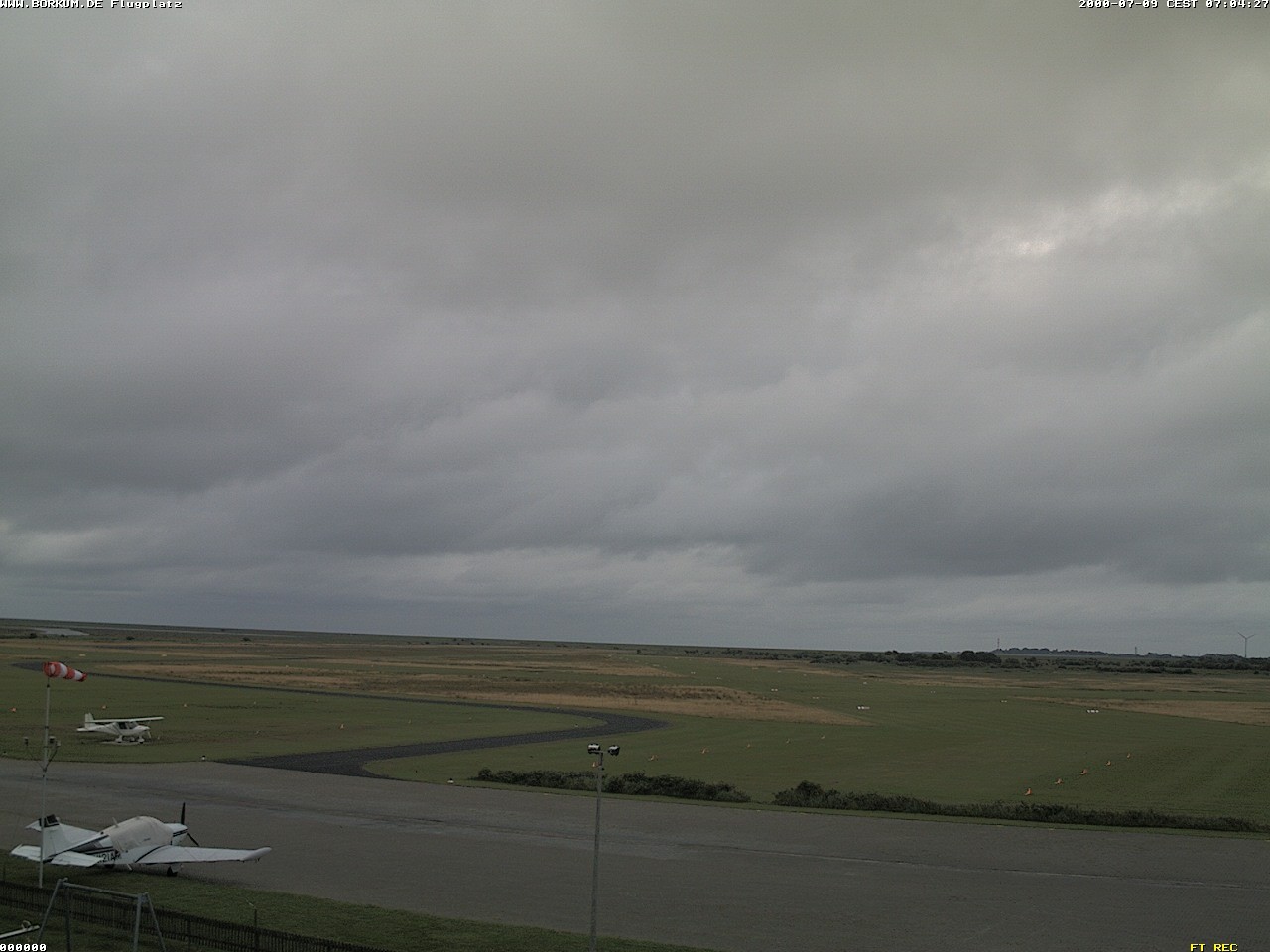 Archiv Foto Webcam Flugplatz in Borkum