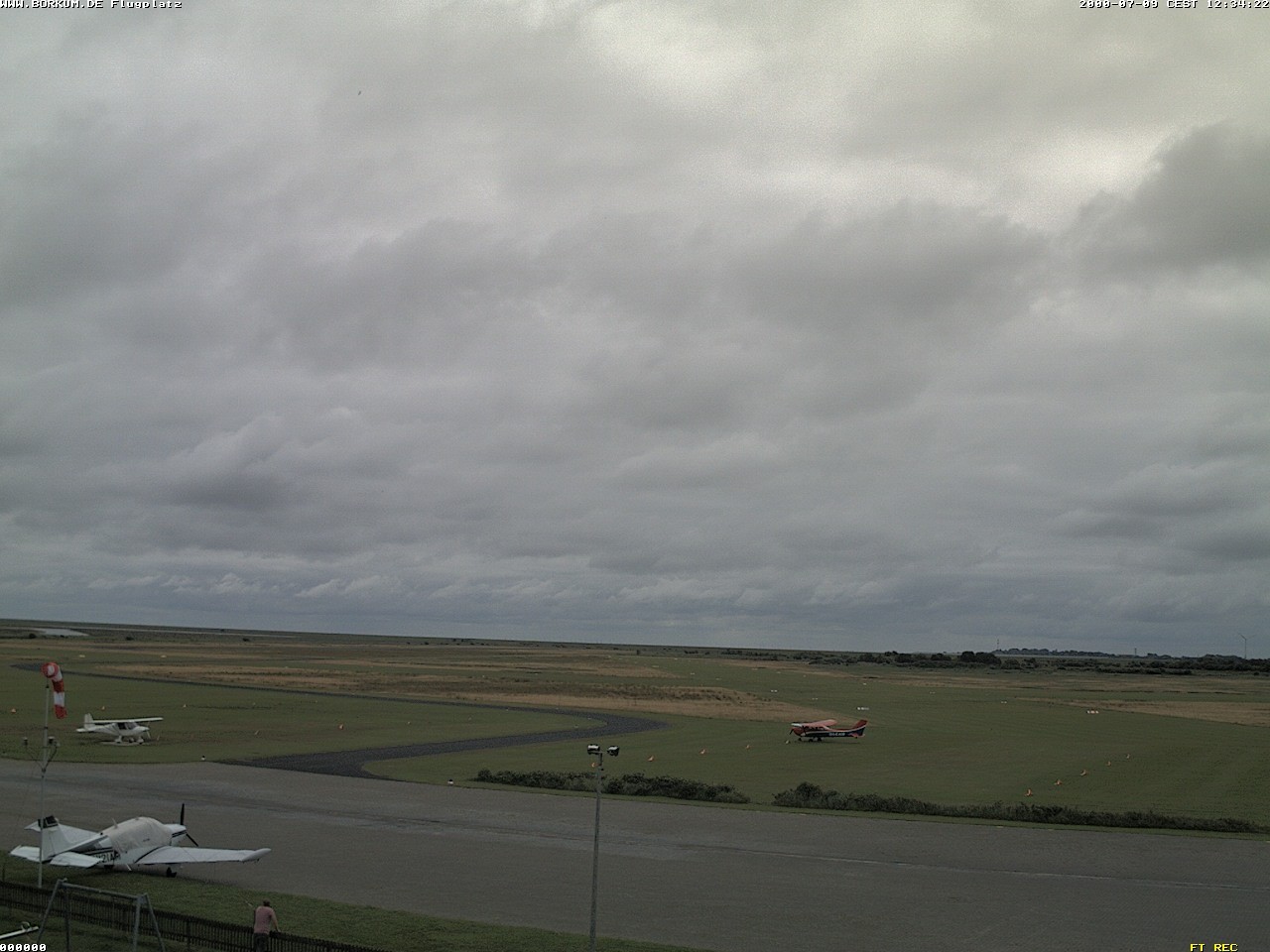 Archiv Foto Webcam Flugplatz in Borkum