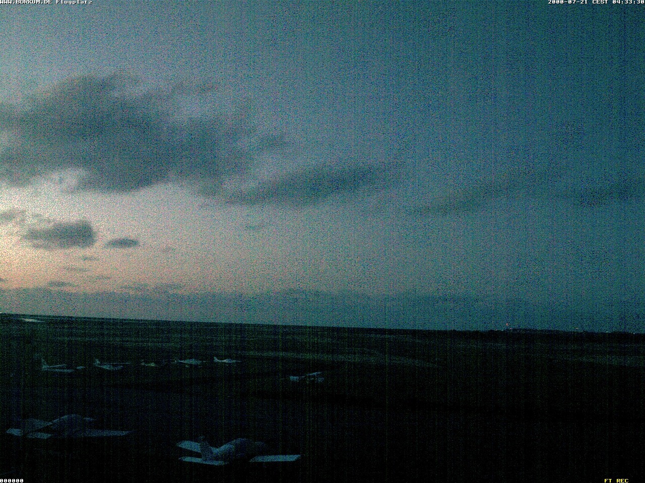 Archiv Foto Webcam Flugplatz in Borkum